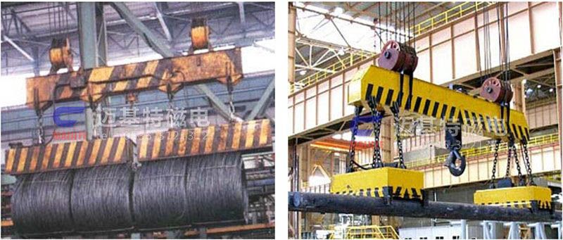 MW12系列、MW15系列吊運(yùn)捆扎螺紋鋼、圓鋼用起重電磁鐵